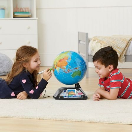Vtech Globo Terráqueo Interactivo Multimedia con Pantalla LCD y Vídeos BBC Vtech Globo Terráqueo Interactivo Multimedia con Pantalla LCD y Vídeos BBC